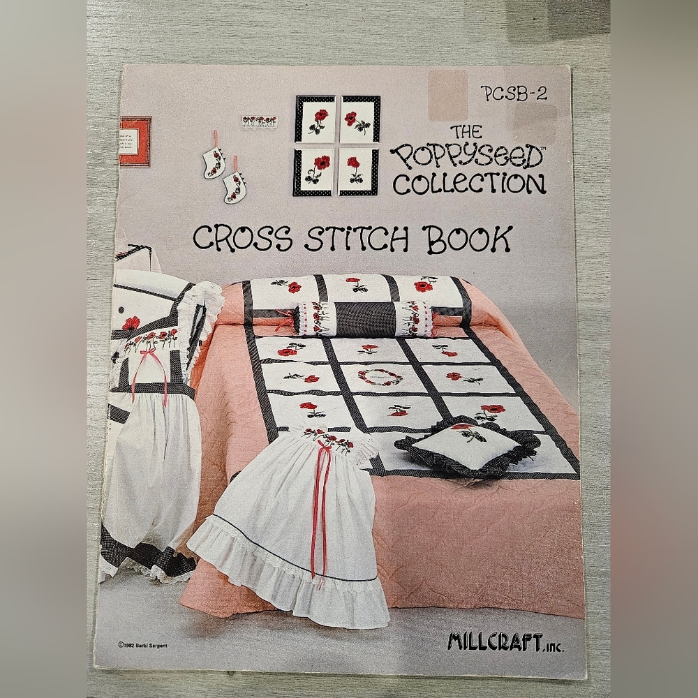 The Poppyseed Collection Counted Cross Stitch Charted Designs 1982 Millcraft